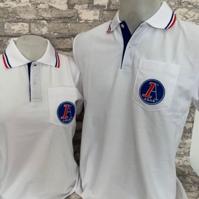 เสื้อโปโลเย็บสำเร็จ พร้อมปัก