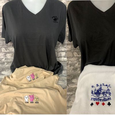 ปักเสื้อยืด